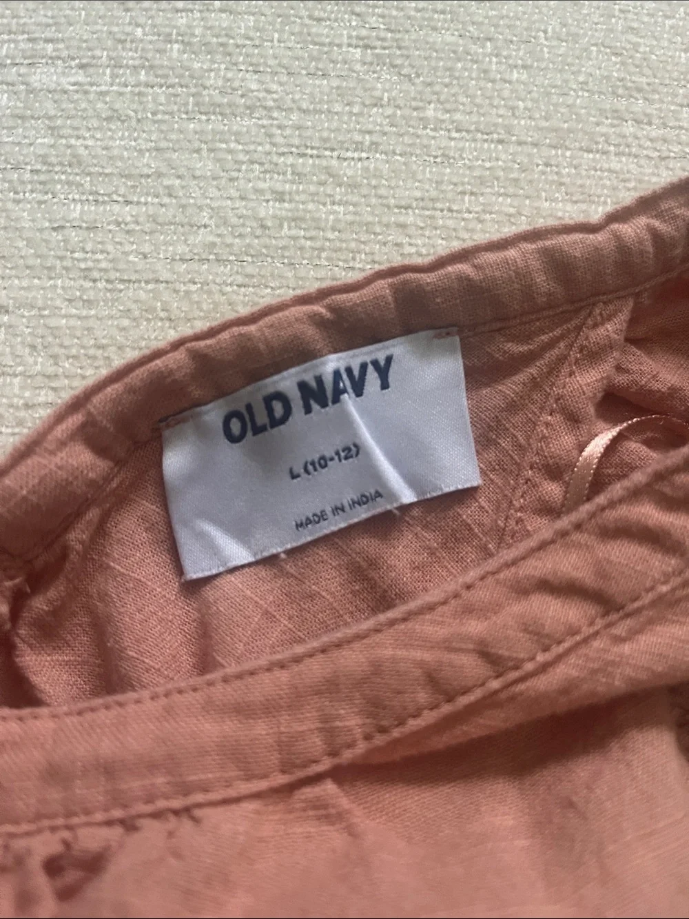 Old Navy Girls Rose Flutter Sleeve Top